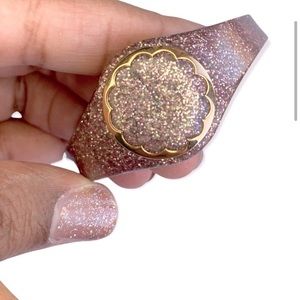 Kate Spade New York Scallop Activity Tracker Bracelet in Rose Gold Glitt…